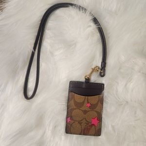 Coach ID Lanyard with Disco Stars